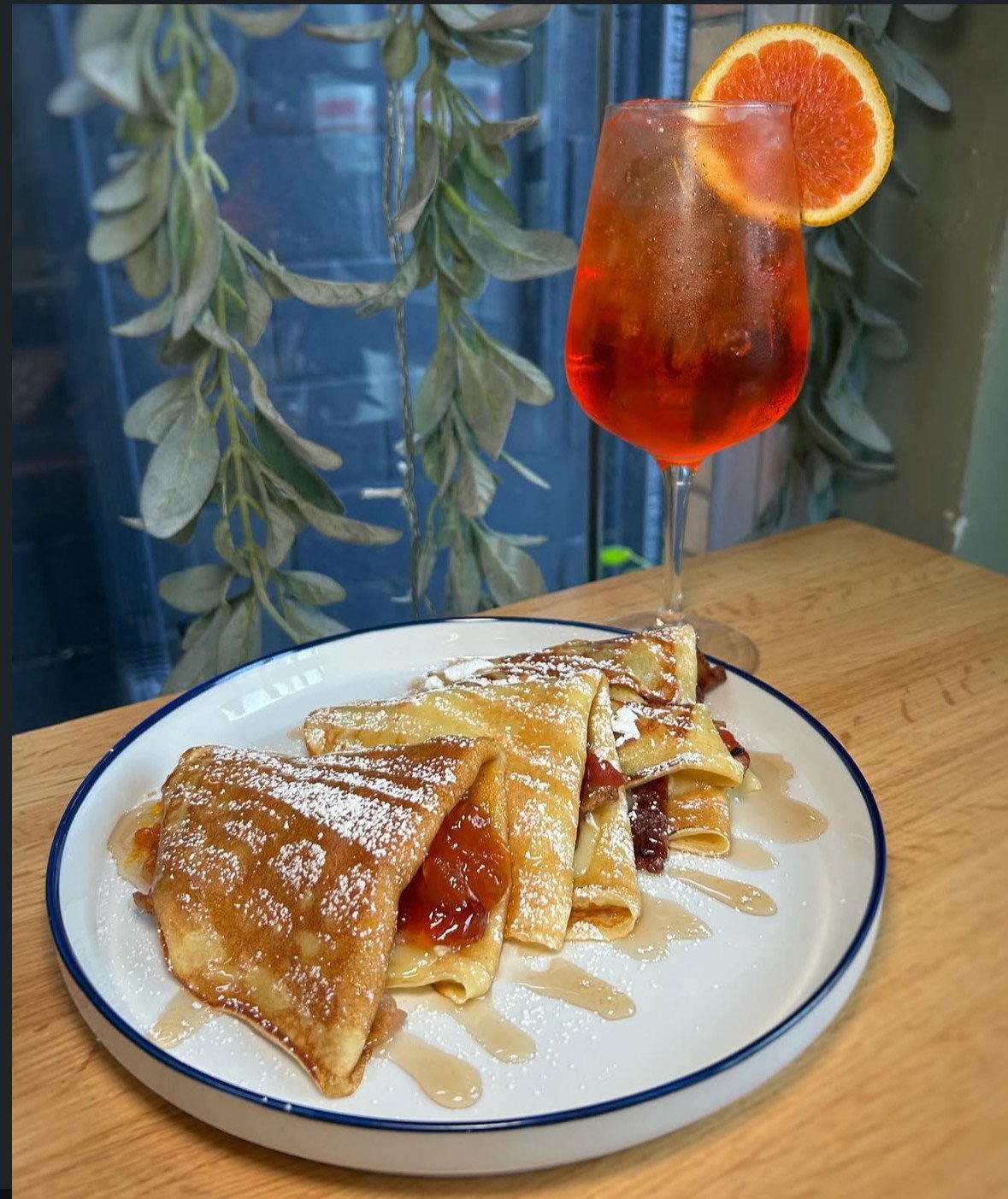 Apricot Crêpe